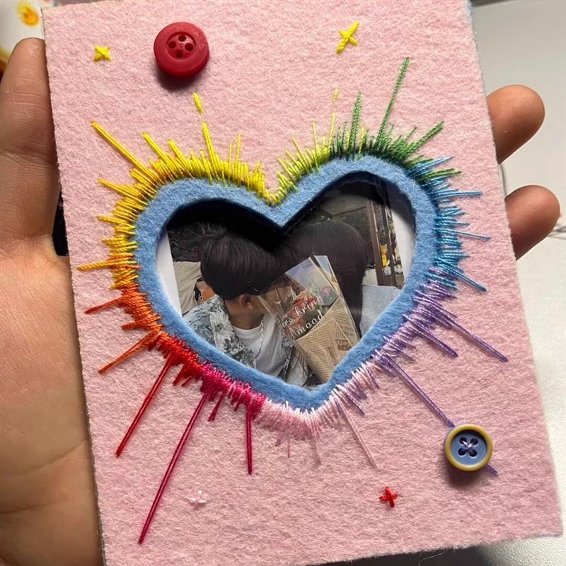 不织布相册收纳本手工diy情人节纪念日情侣送男女朋友纪念材料包