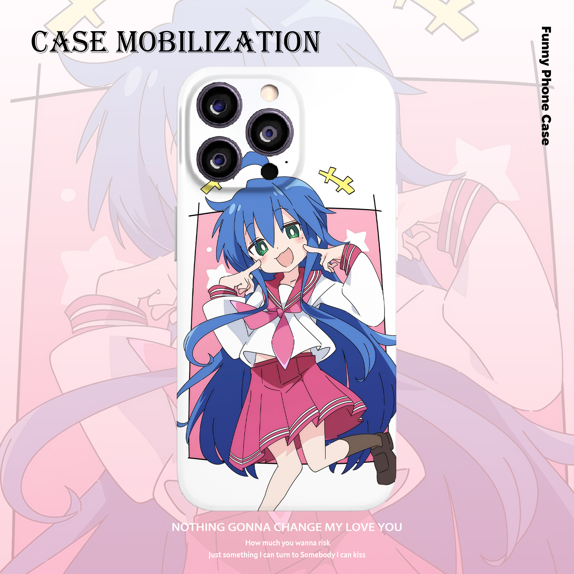 幸运星泉此方动漫少女菲林磁吸手机壳适用苹果17nova14华为p80mate70小米17opporen14ovivo荣耀400iPhone16