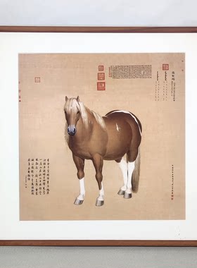 八七画艺郎世宁雪点雕艺术微喷