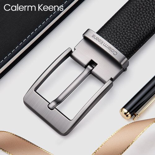 皮带calermkeens男休闲