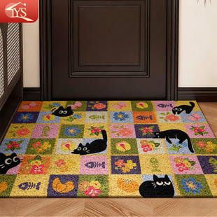 入户门地垫2026新款 蹭土耐脏防滑脚垫门口进门门垫可裁剪玄关地毯