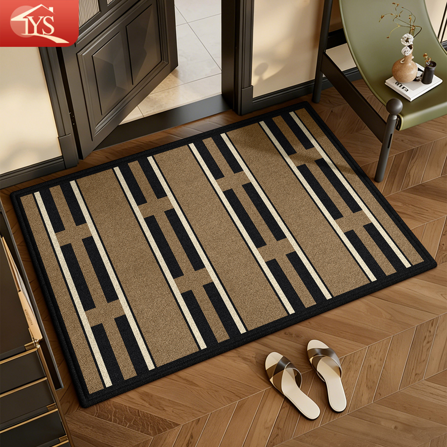 2026新款入户门地垫防滑除尘门垫高端轻奢风进门脚垫门口耐脏地毯,居家布艺,入户地垫,淘宝优惠券,粉丝福利购,淘宝优惠卷