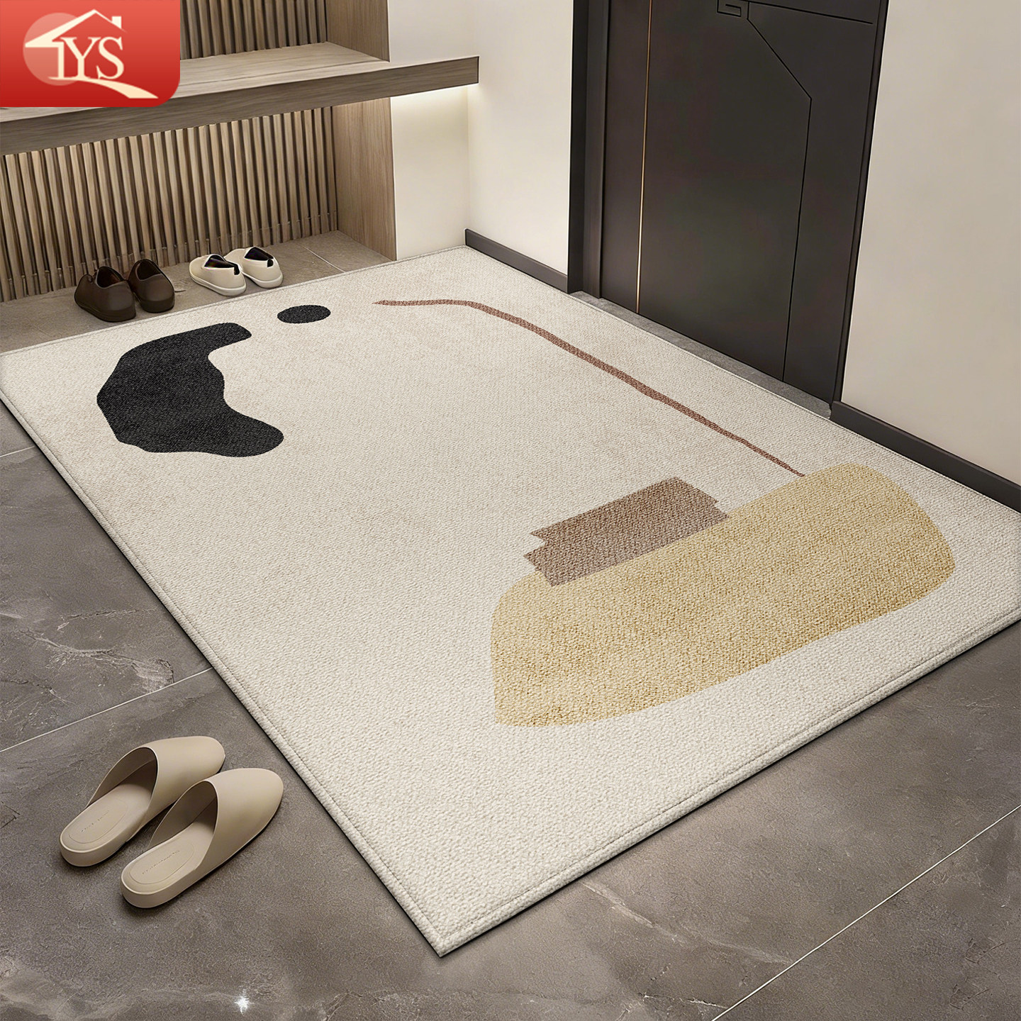 2026年新款入户门垫防滑脚踏垫除尘地垫轻奢高级感玄关地毯可裁剪,居家布艺,入户地垫,淘宝优惠券,粉丝福利购,淘宝优惠卷