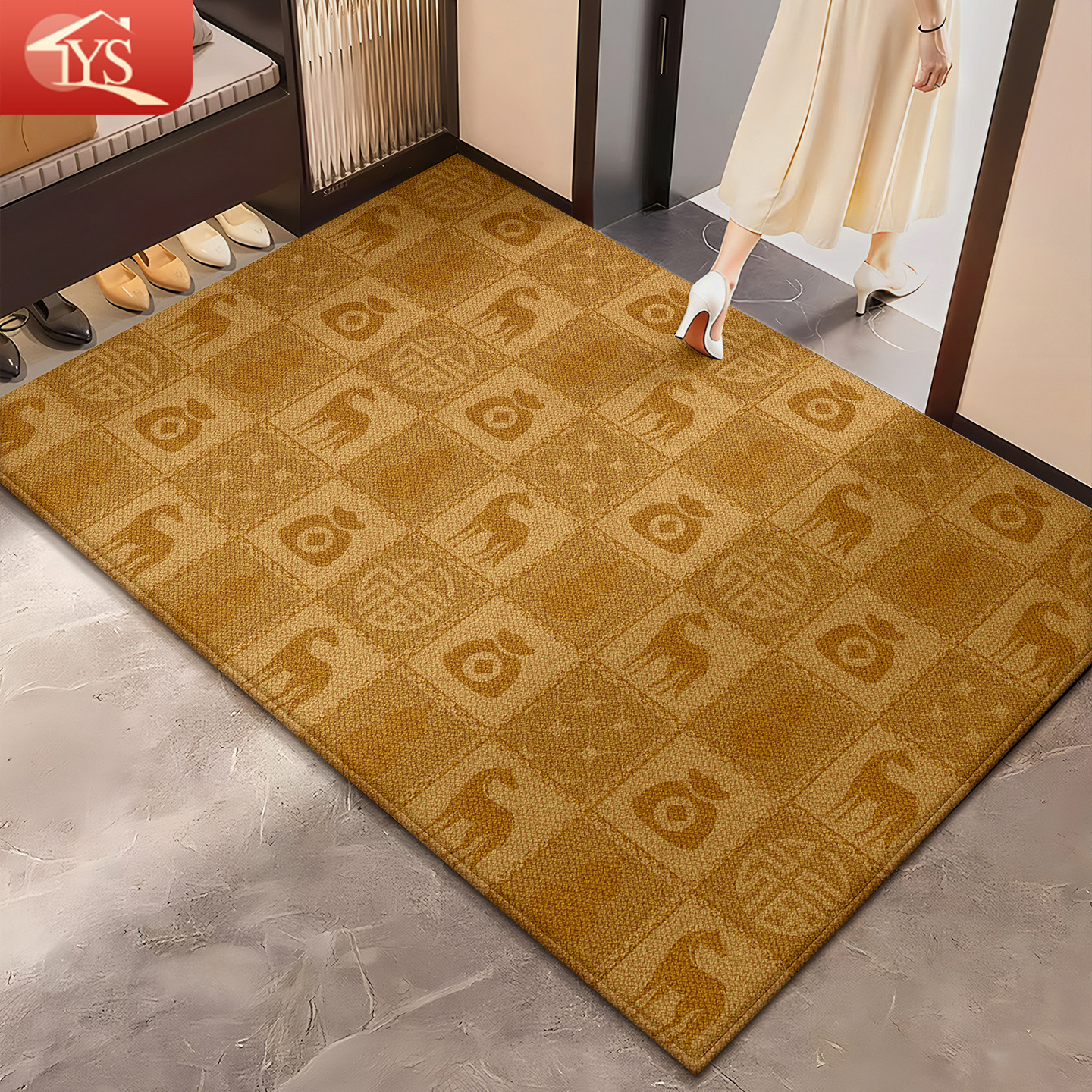 马年入户门地垫除尘耐脏进门门垫家用门口防滑脚垫紫入门高级地毯,居家布艺,入户地垫,淘宝优惠券,粉丝福利购,淘宝优惠卷