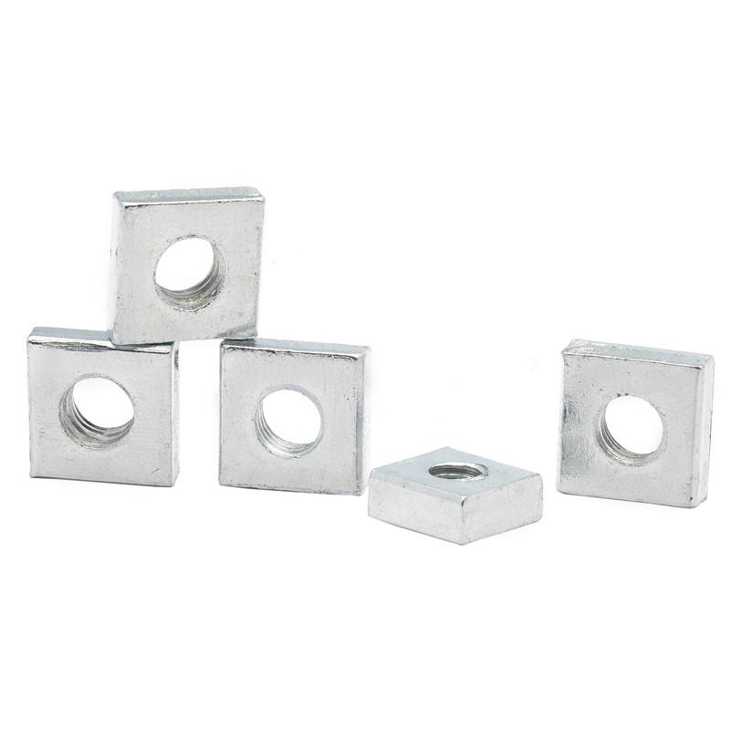方形螺母长方形直角长方型螺帽四方铝型材配件长方螺母M3M4M5M6M8