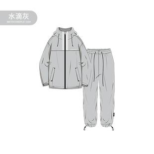 摩托车骑行雨衣雨裤 分体雨衣套装 外卖骑行男女全身防水服现货