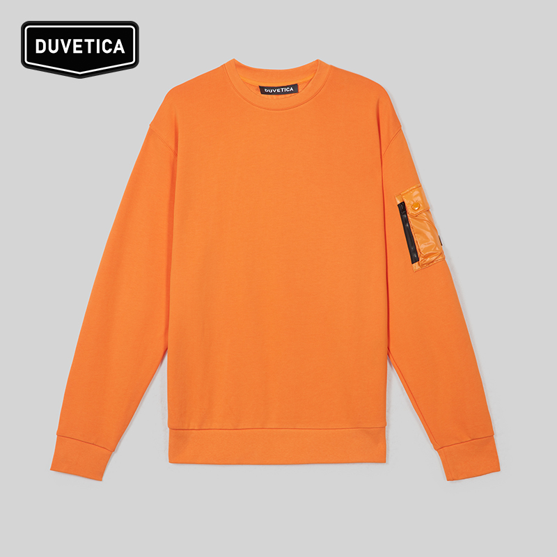 DUVETICA 春季男士户外运动休闲百搭袖袋运动衫 VUMT80134
