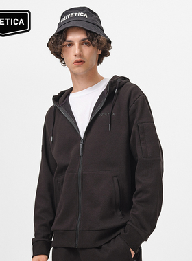 DUVETICA 春夏男户外训练连帽加绒外套长袖拉链卫衣运动VUTRF0136