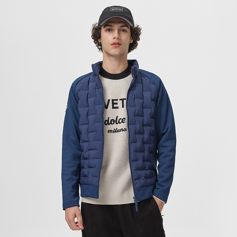 DUVETICA男士针织鹅绒羽绒服