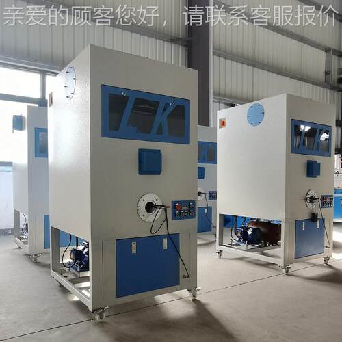 厂家直销头服装毛绒具小玩型充棉机 自全动LKCM-01PP棉珍枕珠棉冲