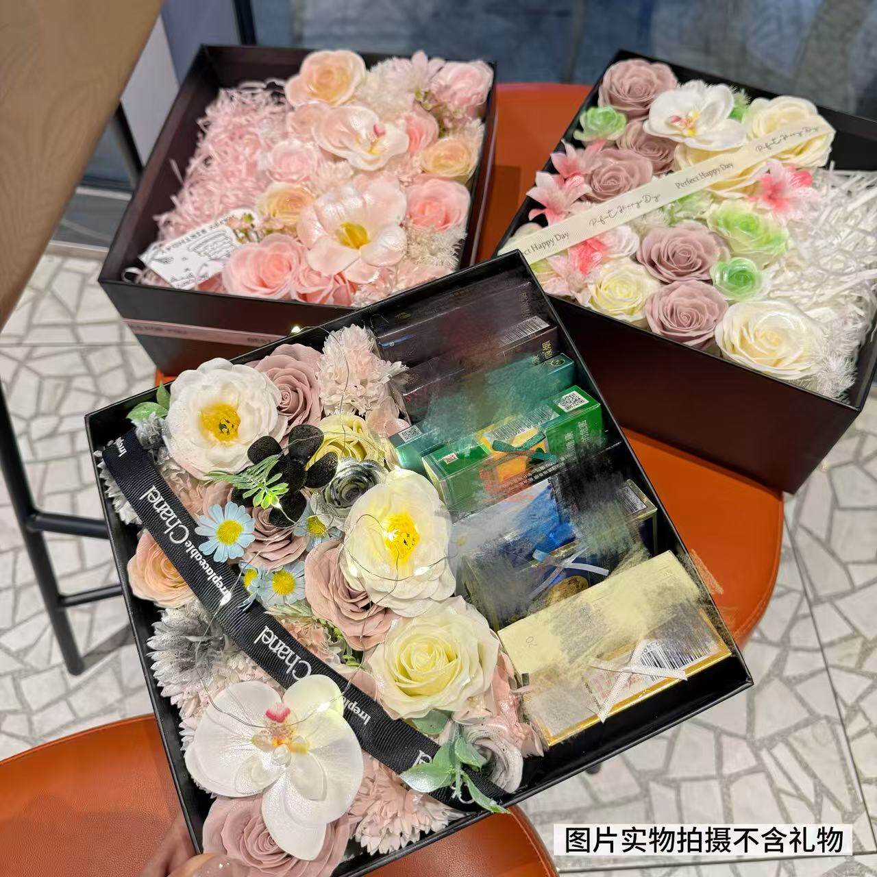 高级感香烟礼盒花束创意七夕情人节礼物手工成品送男友