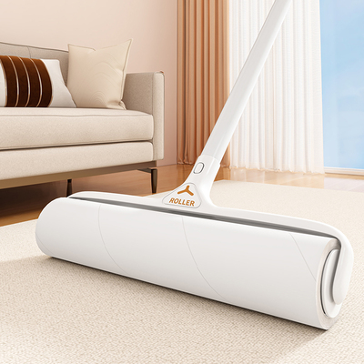 粘毛器滚筒长杆床上除黏毛滚刷地上毛发清理神器吸头发滚子可撕纸
