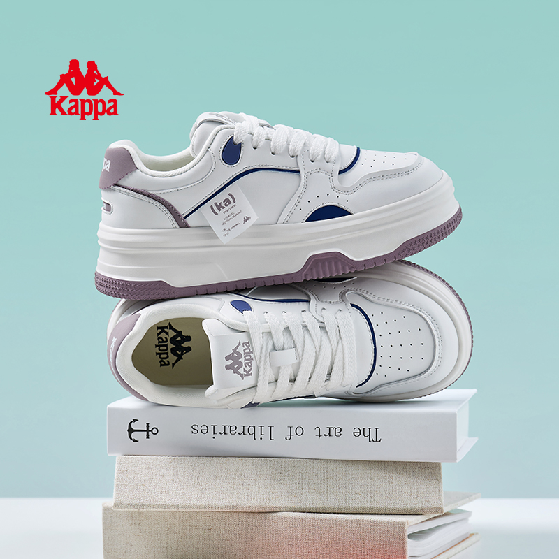 Kappa卡帕厚底小白鞋女秋季新款