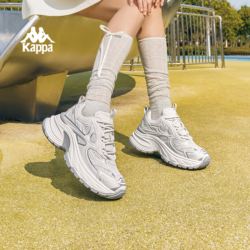 Kappa卡帕厚底老爹鞋女新款