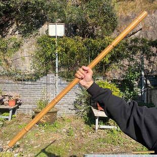 竹中剑高性能猛钢防竹文玩一体细剑户外拐杖宝剑冷兵器摆件未开刃