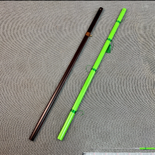 竹中剑棍中剑细剑竹鞘一体龙骨高锰钢户外防身冷兵器未开刃