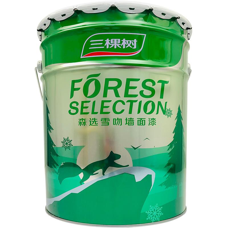 新品三棵树漆森选雪吻墙面漆白色内墙乳胶漆翻新室内自刷环保油漆