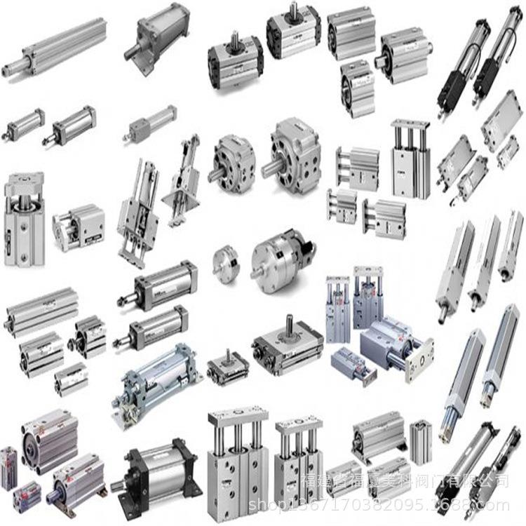SMC紧凑型气缸MGPL12-126Z MSQB50A浮动接头 电磁阀 中国总