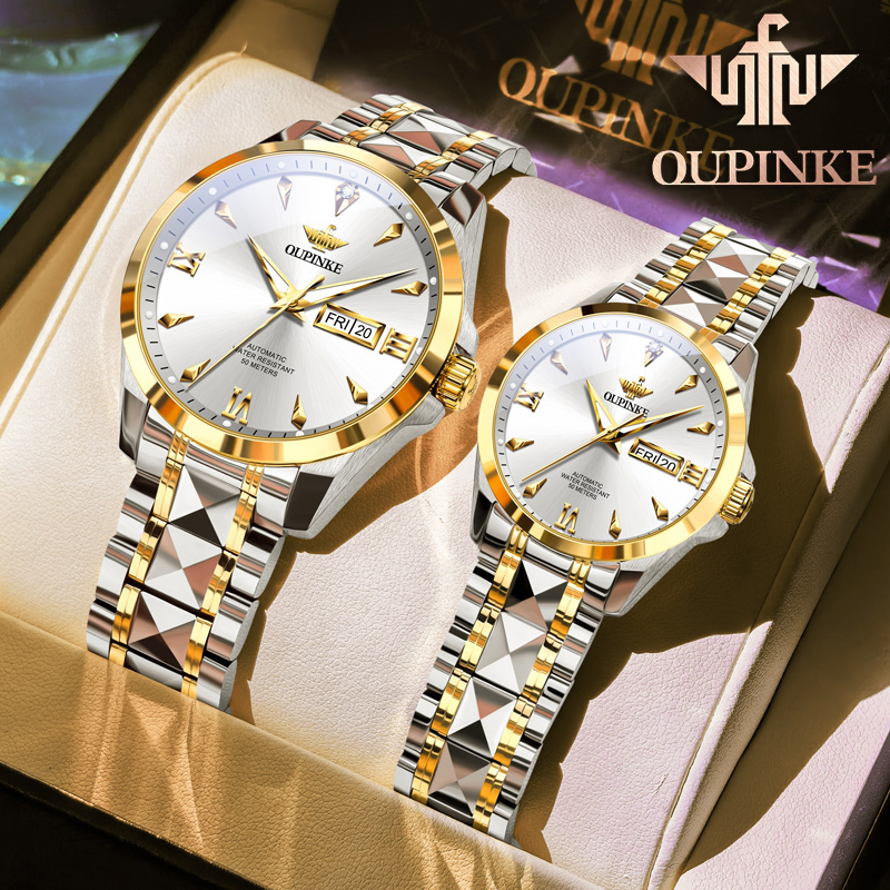 官方认证【瑞士手表】情侣机械表