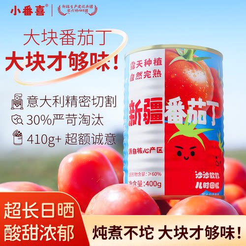 小番喜新疆番茄丁罐头25年新品