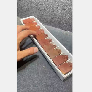 寿山江石钮章印章全软好刻篆刻佳品2.5*2.5*5.0cm左10方配纸盒