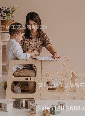 宝宝学习塔儿童厨房卫生间洗漱台梯蒙特梭利learning Tower洗手凳