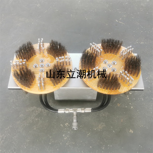 厂家销售尼龙刷盘钢丝刷液压刮船器 中小型船体海洋污垢清理机