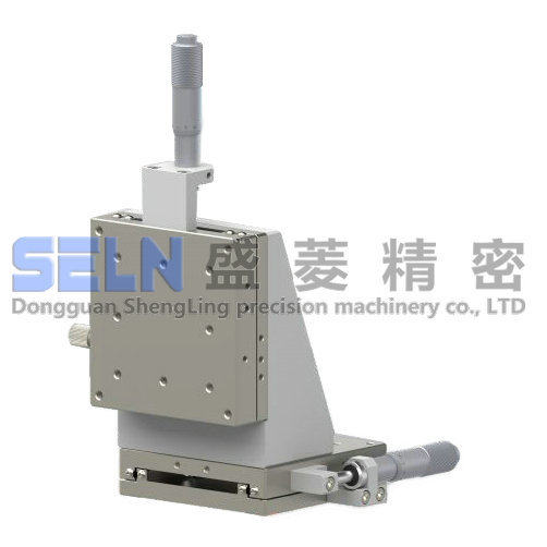 XZ轴LBEV80-L-C2 千分尺旋钮直线滚珠型手动微调架位移平台XZSG80