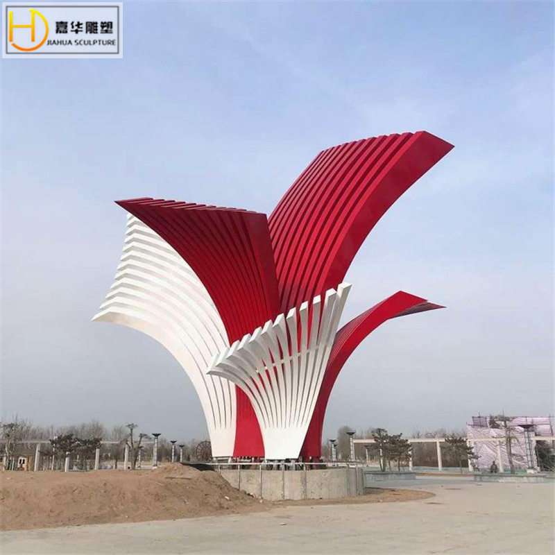 大型玻璃钢不锈钢城市雕塑制作