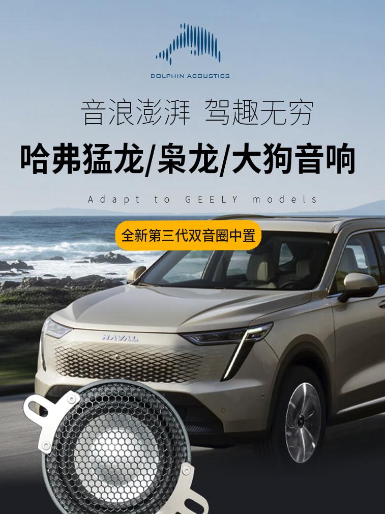 适用哈弗猛龙/枭龙MAX/二代大狗双音圈铸铝中置喇叭汽车音响改装