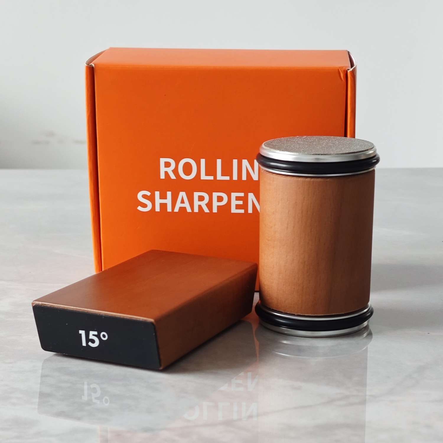 Rolling Knife Sharpener滚动磨刀器工具石钨钢圆柱多角度磨刀石