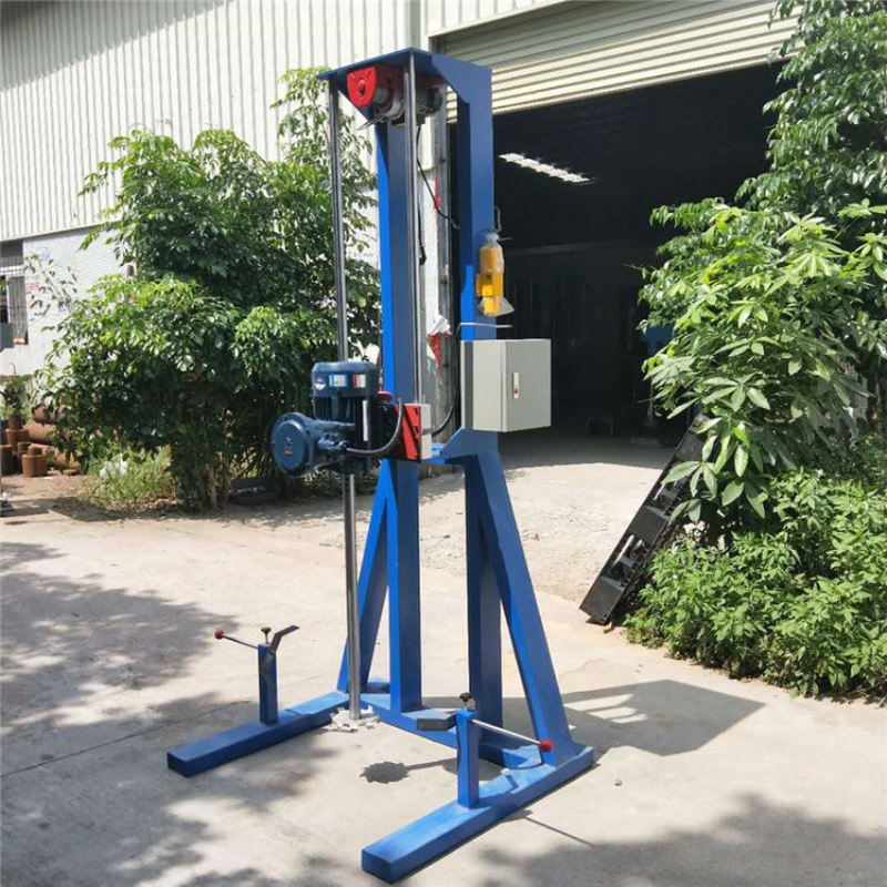 化工环氧树脂电动升降变频调速分散机 液体搅拌机安全可靠