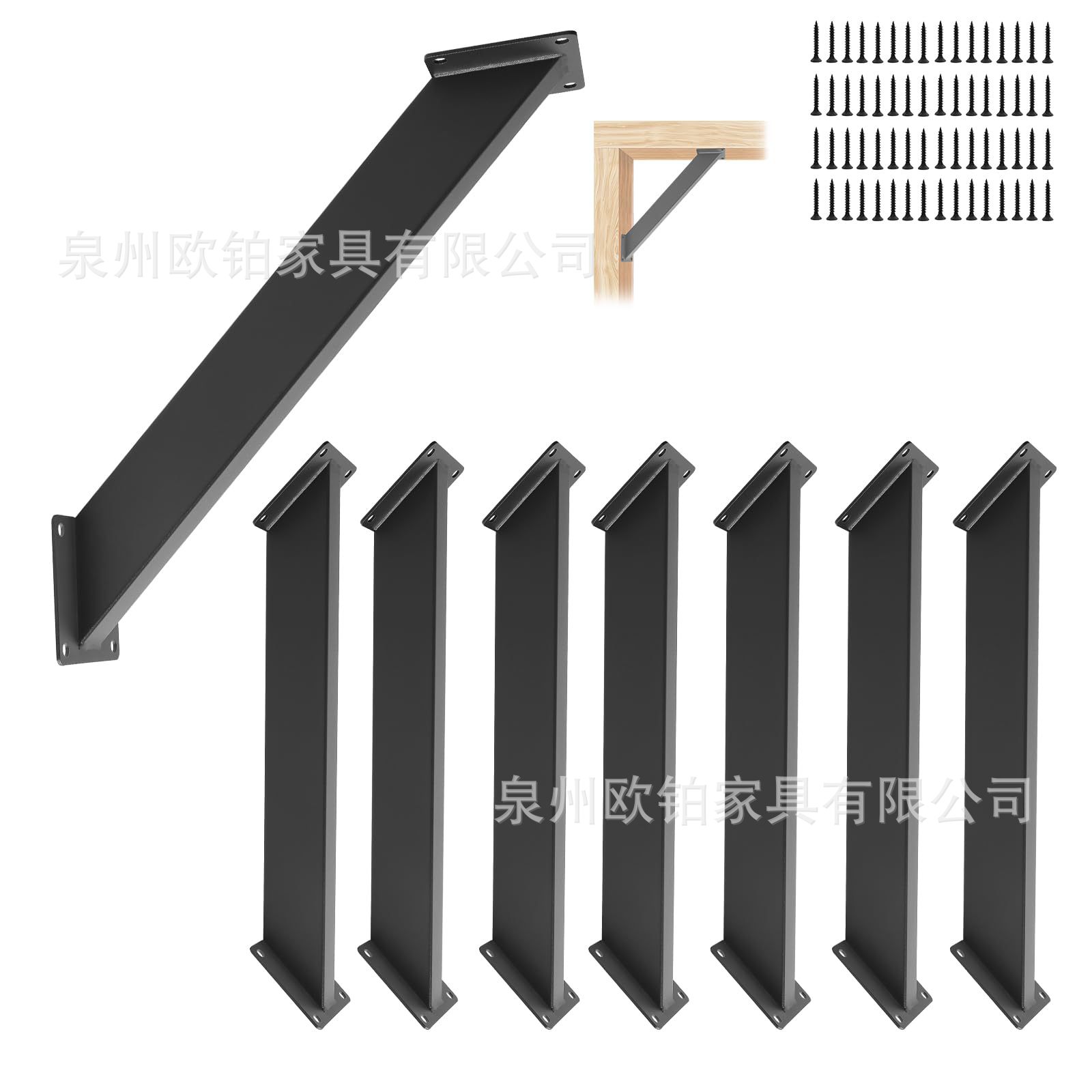 45度角支撑支架凉棚套件重型连接器用于木结构支撑凉亭树屋