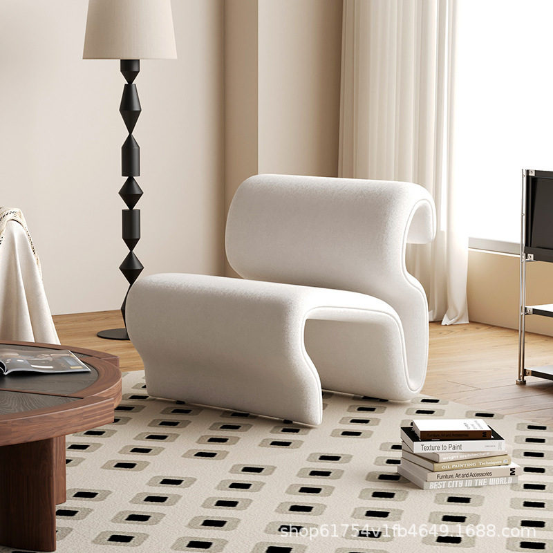 设计师创意家用卧室简约客厅休闲沙发躺椅单人异形网红懒人沙发椅
