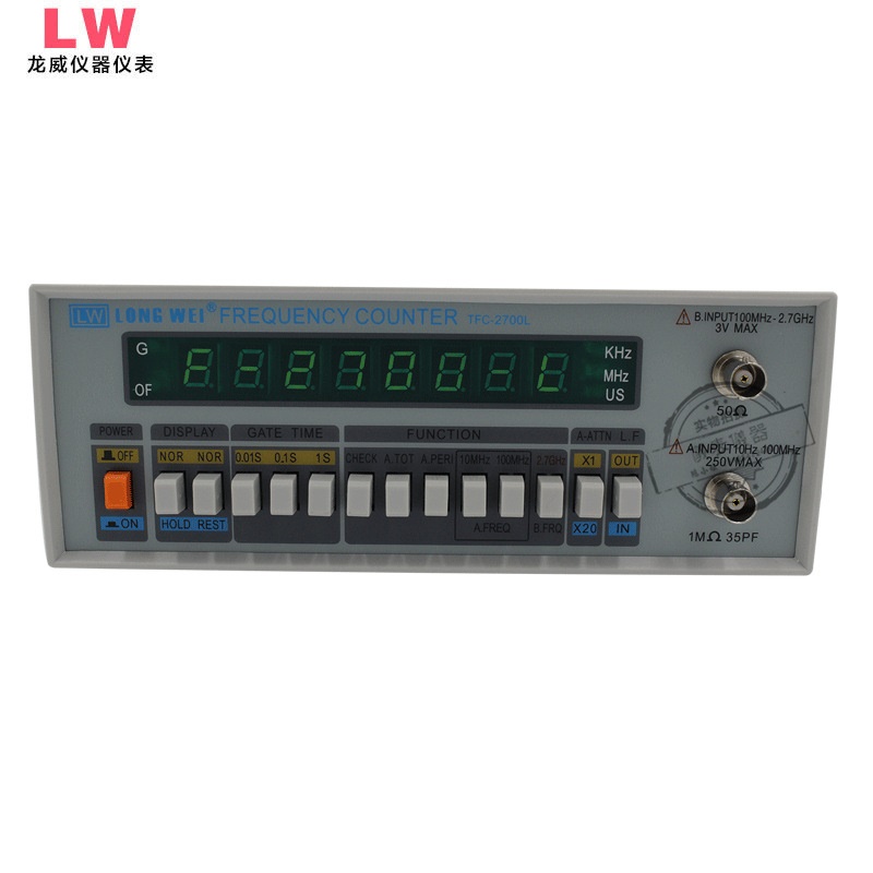 全新 龙威TFC-1000L多功能等精度频率计1GHZ/2.7GHZ TFC1000L