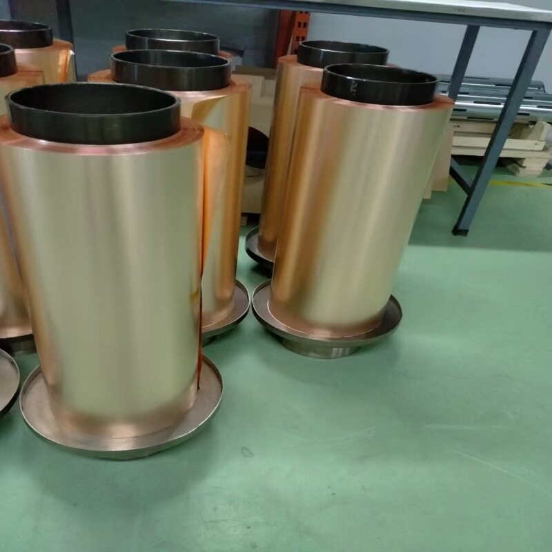 H65半硬软态黄铜带黄铜片黄铜皮0.05*520黄铜箔0.50.6铜带