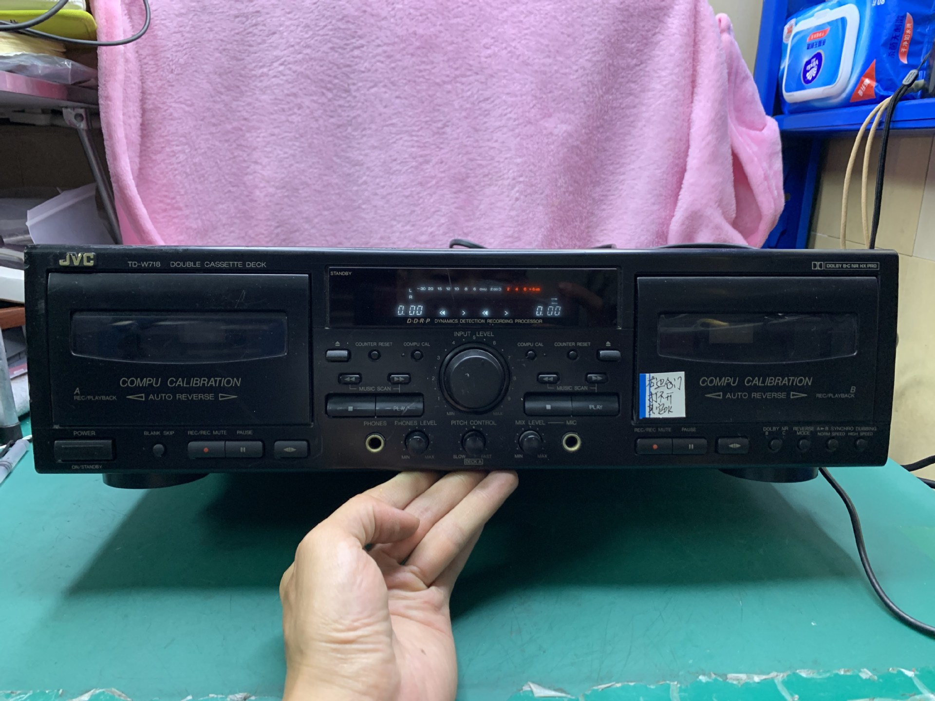 JVC W718磁带机卡座