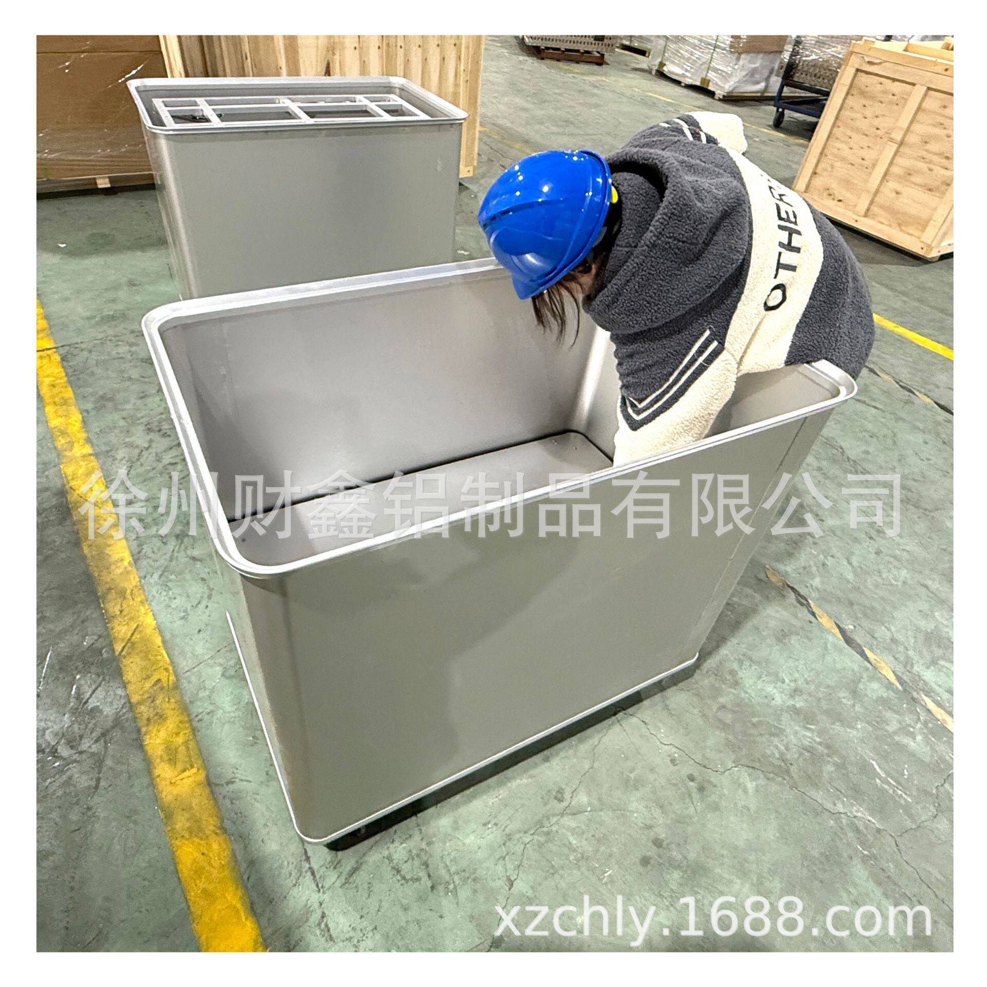 铝合金周转筐服装纺织品中转储物篮可升降隔板带轮子易周转