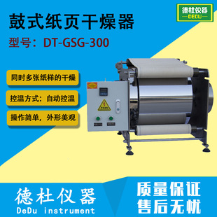 DT-GSG-300鼓式纸页干燥器（上光机）造纸实验室干燥手抄湿纸样