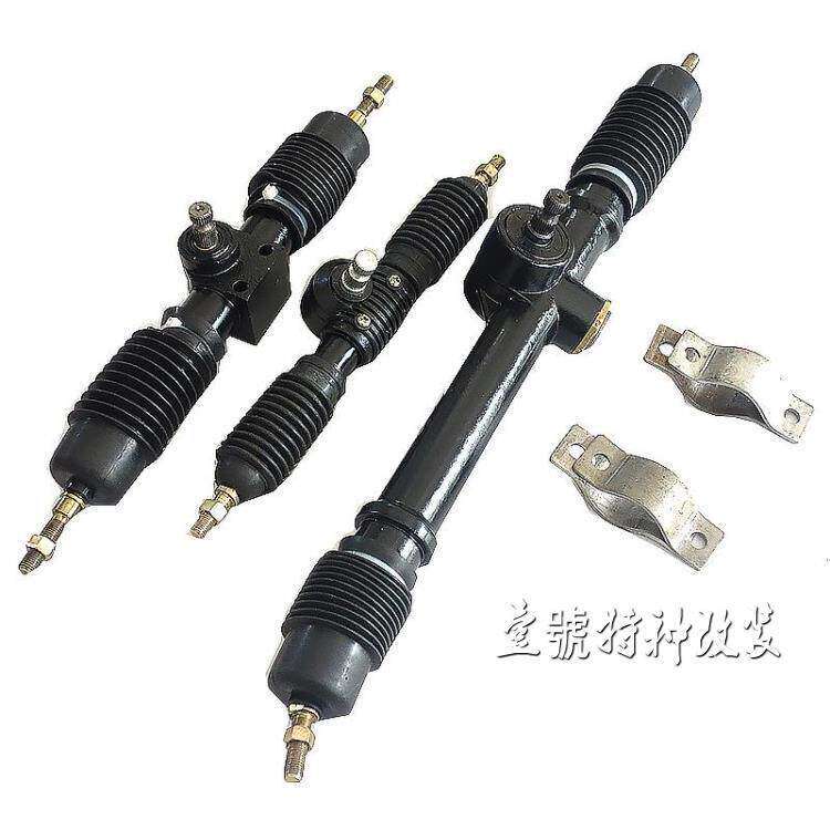 自制电动三轮摩托四轮卡丁车配件改装方向机转向机转向系统配卡扣