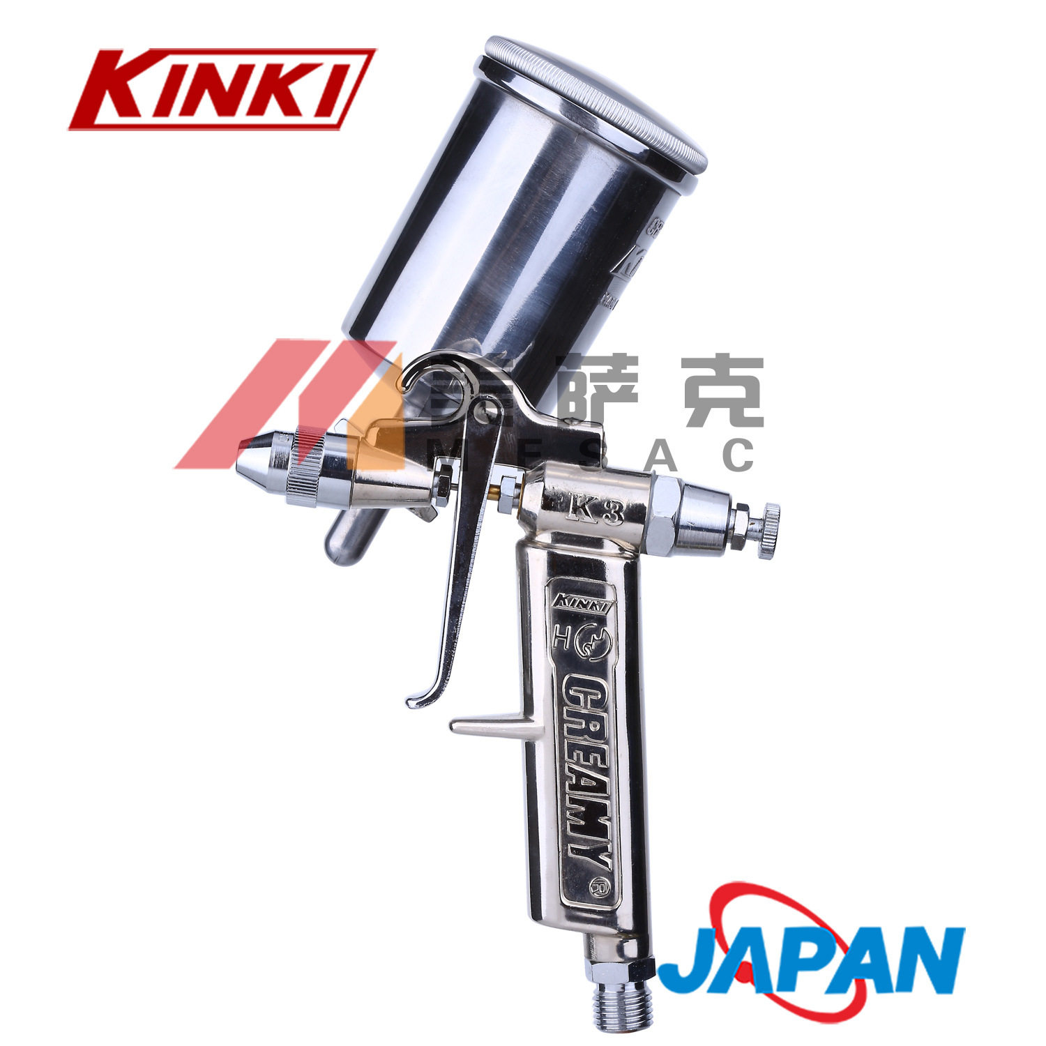 日本劲力K-3A喷枪工艺品修补喷漆枪搪瓷修补喷枪陶瓷修补喷油枪