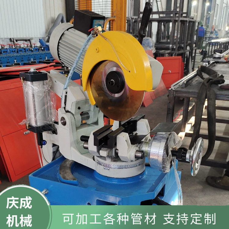 水锯切管机不锈钢管切割机半自动切管机小型金属圆锯机无毛刺