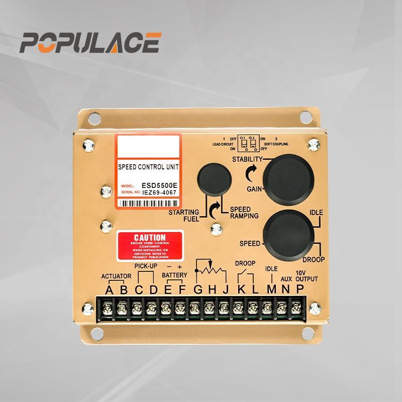 ESD5500E柴油机调速板电子发电机组执行缓启动怠速速度调速控制器