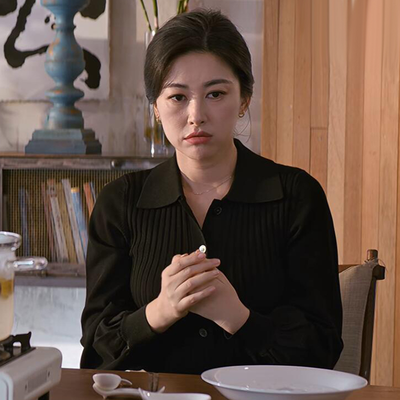 他为什么依然单身同款衬衫针织衫