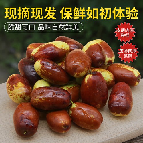 馨荧灵武长枣鲜枣现摘现发皮薄甜