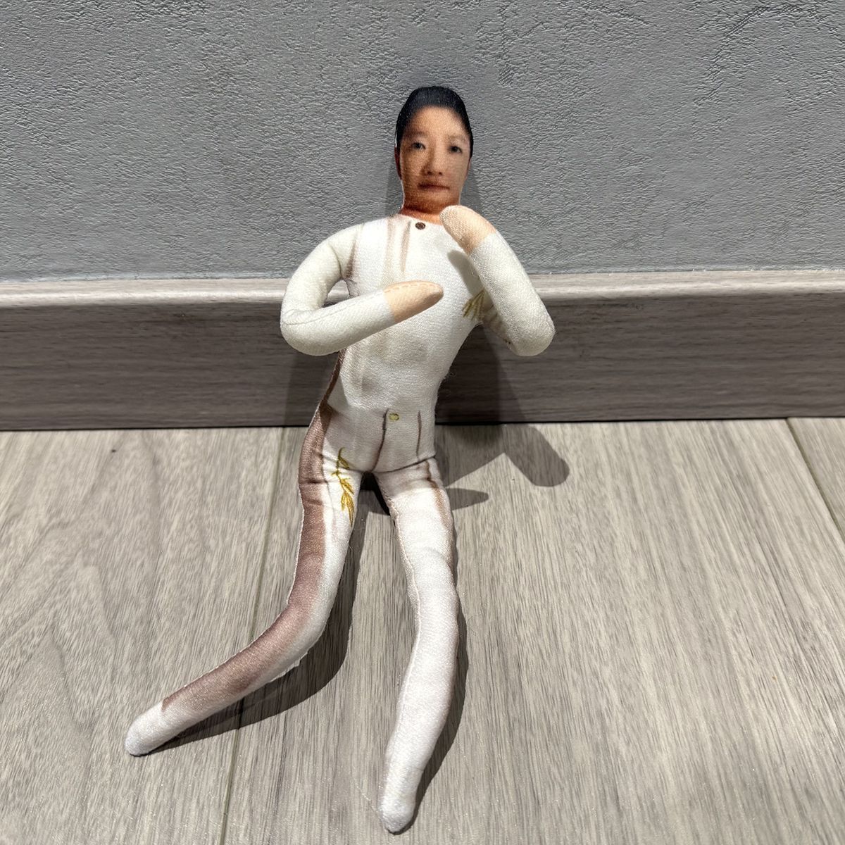 新款男女混双乒乓周边孙颖莎老鼠干王楚钦玩偶老鼠干铁丝骨架款