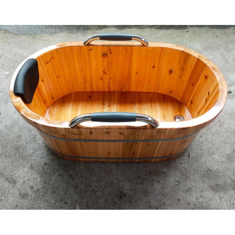 热销td61老人泡澡桶沐浴桶浴桶大人洗澡坐浴盆儿童木桶实木质浴缸