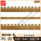 仿古大门如意铜条压条中式 大门包边铜如意铜直条别墅木门铜皮包边