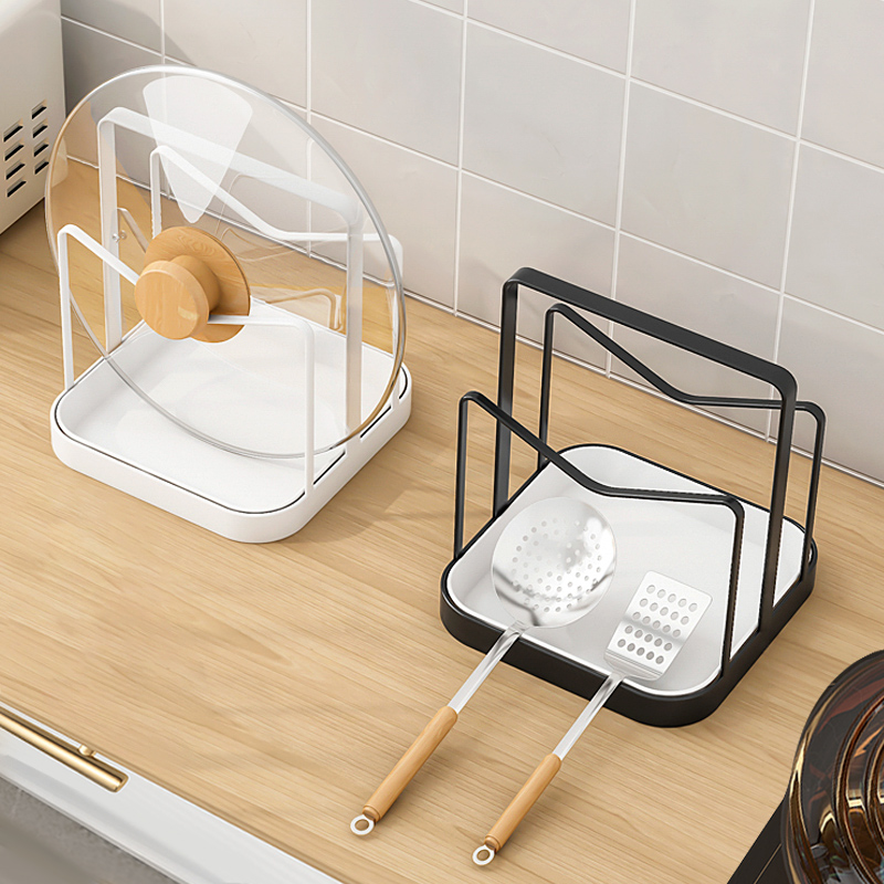 锅盖架菜板架厨房置物架台面坐式家用案板砧板沥水收纳神器放置架