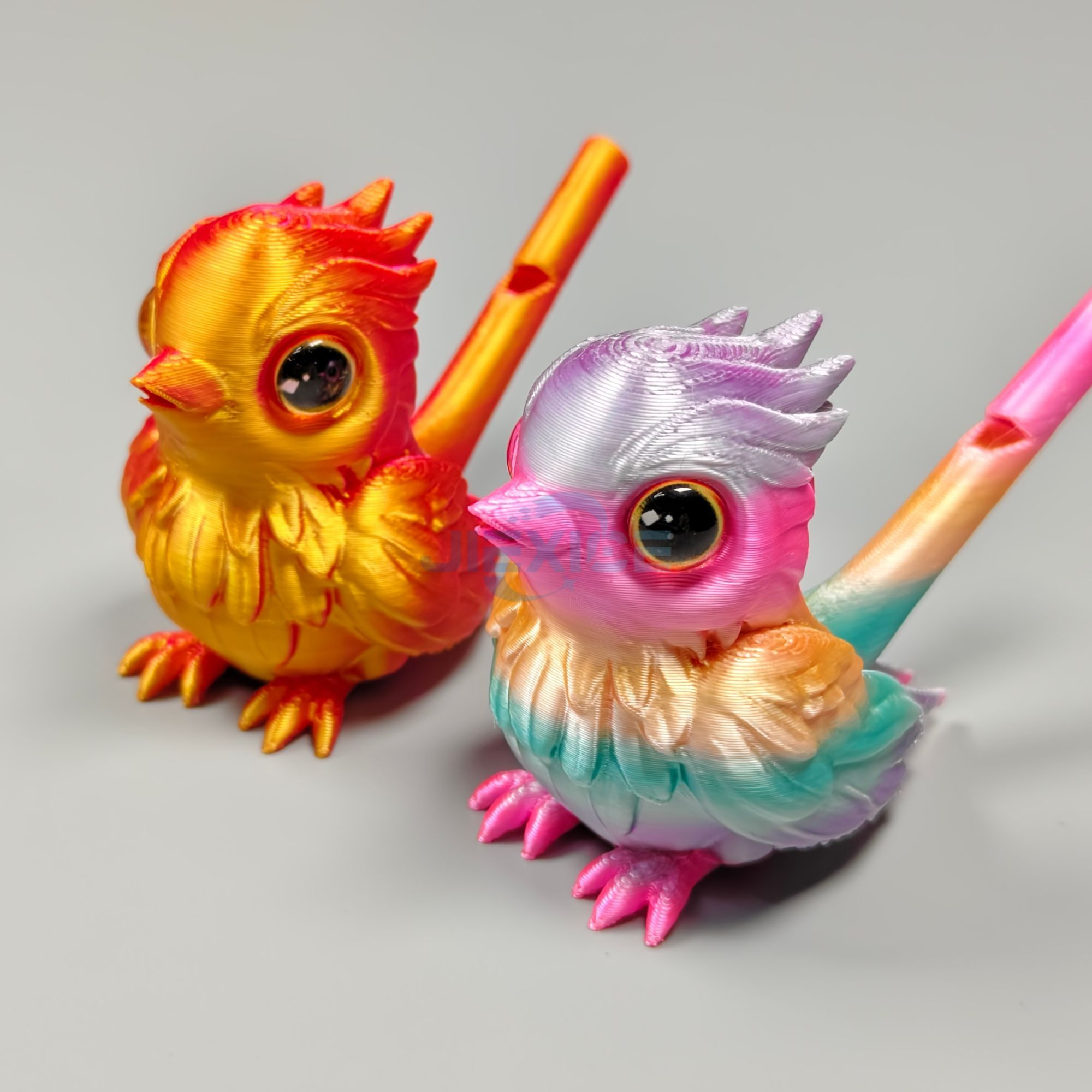 3D打印口哨鸟新款创意小鸟口哨3d打印水鸟爆款网红儿童玩具摆摊